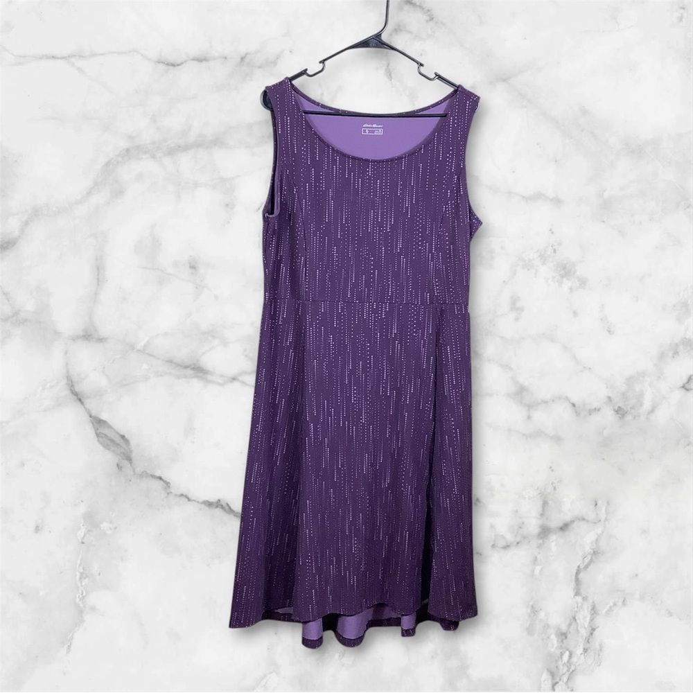 Eddie Bauer Purple Tank Dress Julia XL NWT